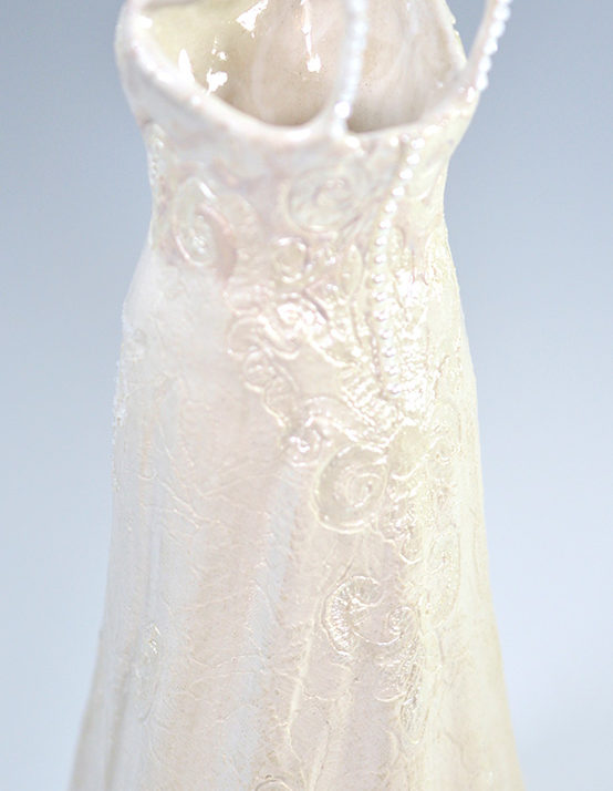 shelby gown stoneware ceramic wedding dress