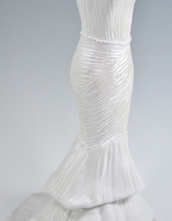 venus dress stoneware ceramic wedding dress