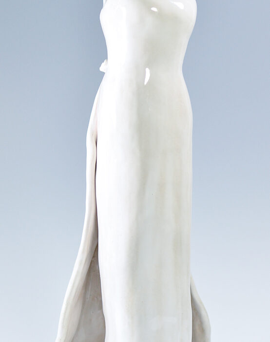 the duchess gown stonewear ceramics wedding dress