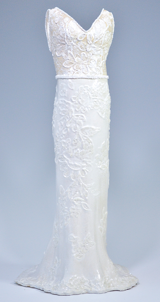 Wedding Dress Clay Sculptures | Stonewear Ceramics Bridal Gallery