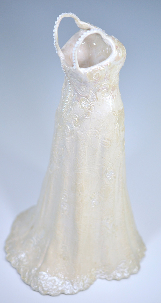 shelby gown stoneware ceramic wedding dress
